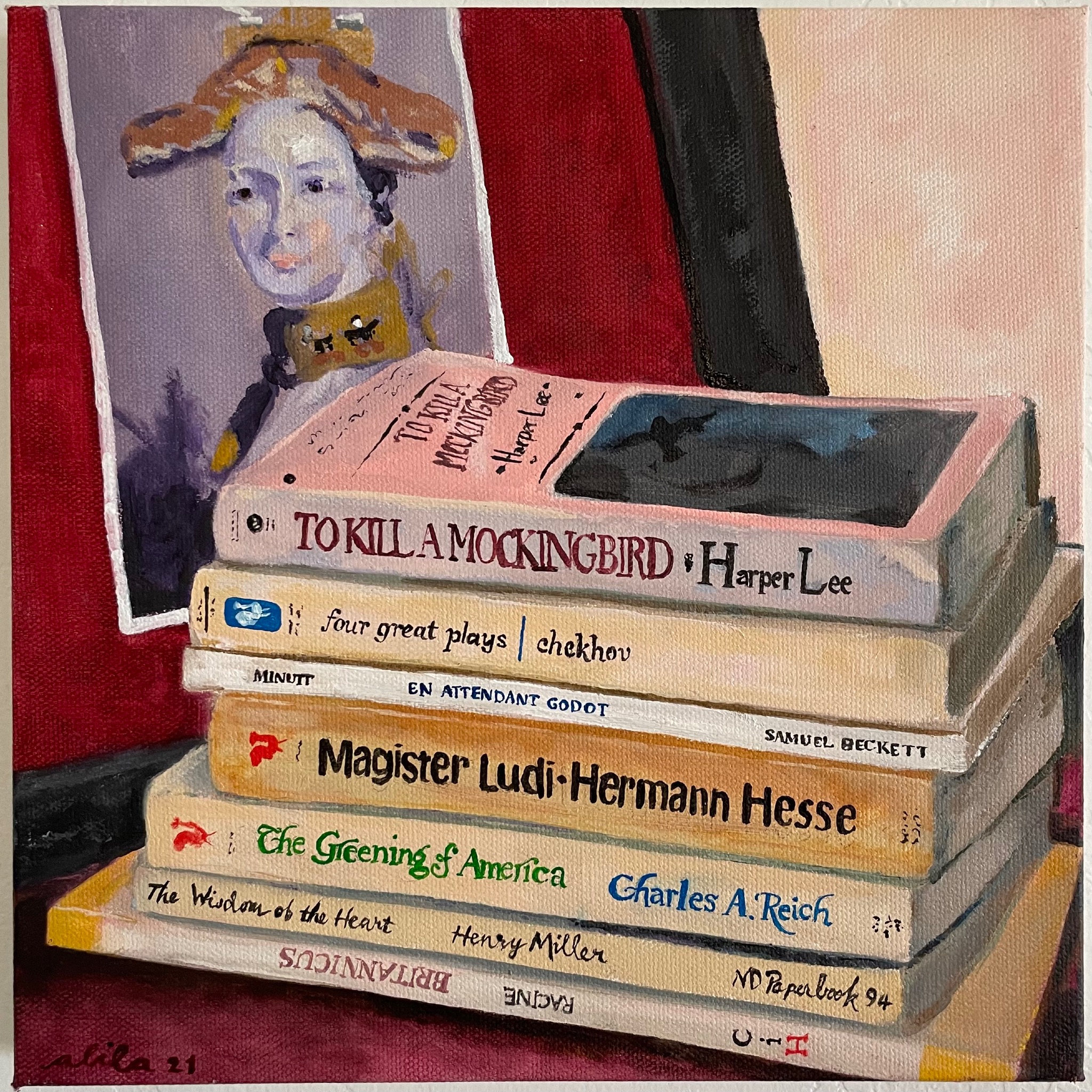 Books Still Life
